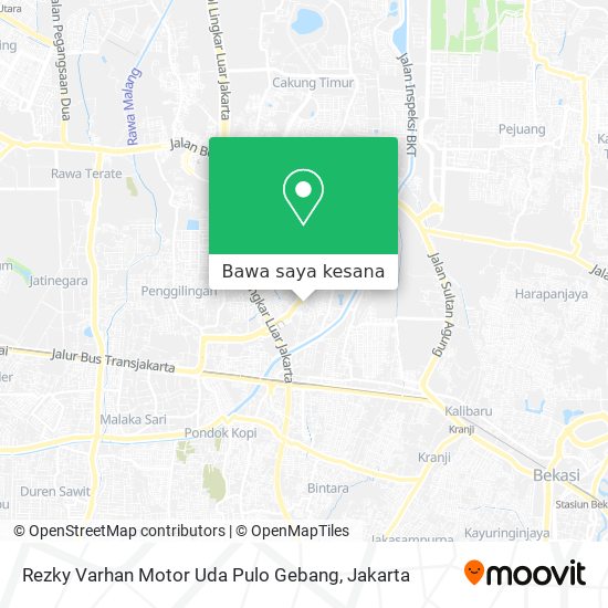 Peta Rezky Varhan Motor Uda Pulo Gebang