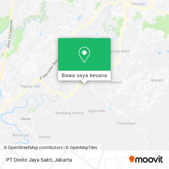 Peta PT Dinito Jaya Sakti