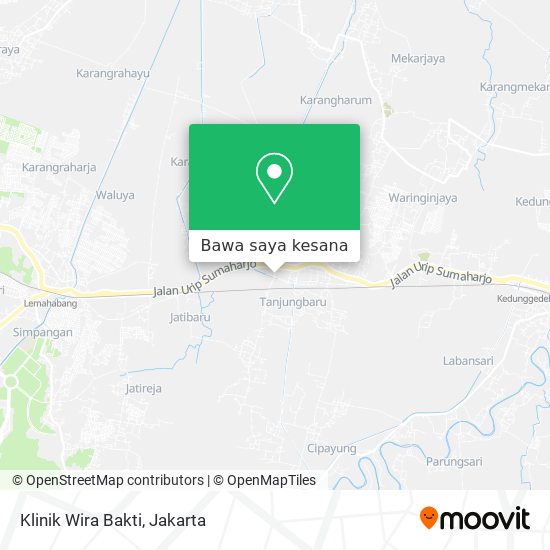 Peta Klinik Wira Bakti