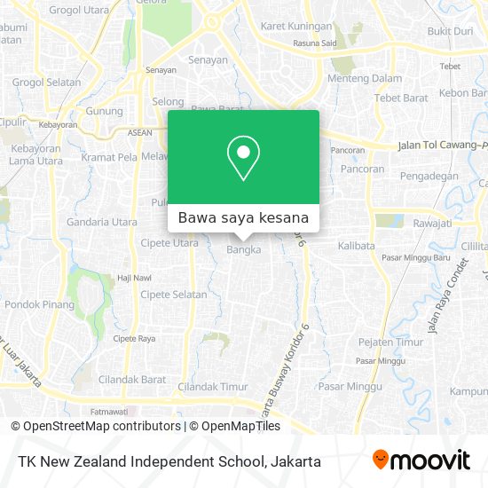 Peta TK New Zealand Independent School