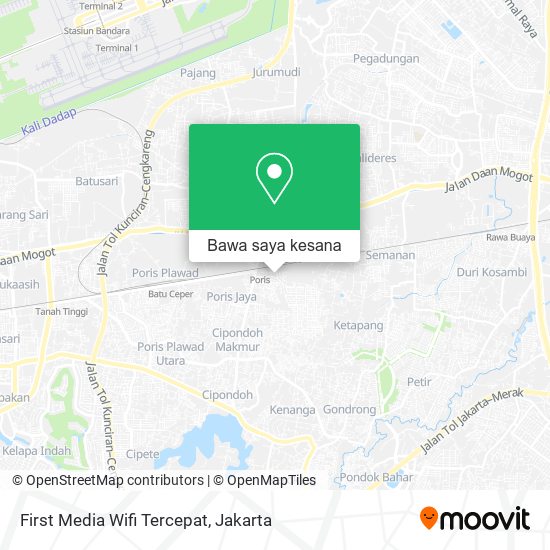 Peta First Media Wifi Tercepat