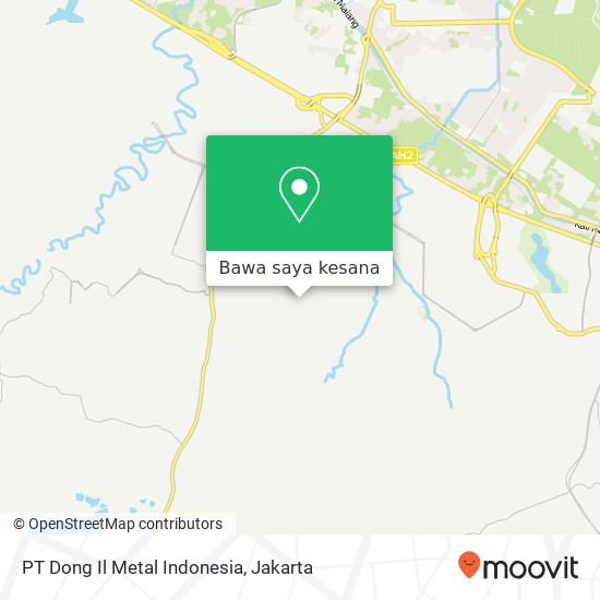 Peta PT Dong Il Metal Indonesia, Jalan Inti 3