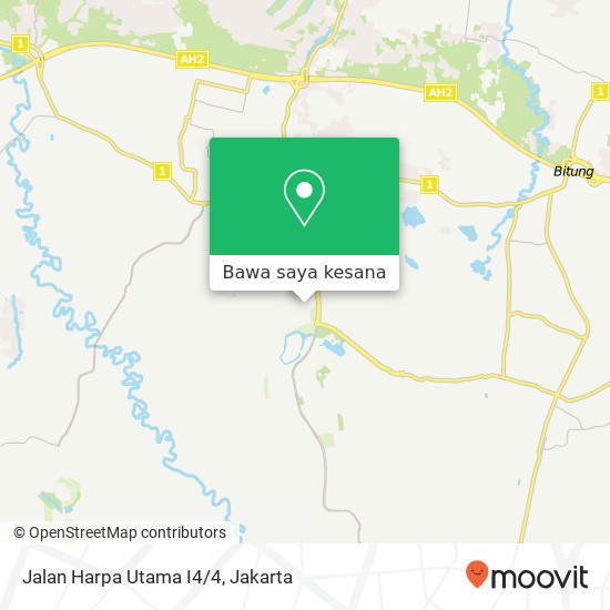 Peta Jalan Harpa Utama I4/4, Cikupa