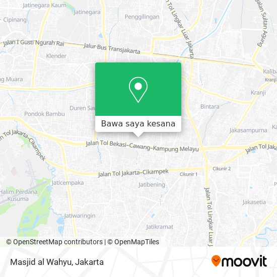 Peta Masjid al Wahyu