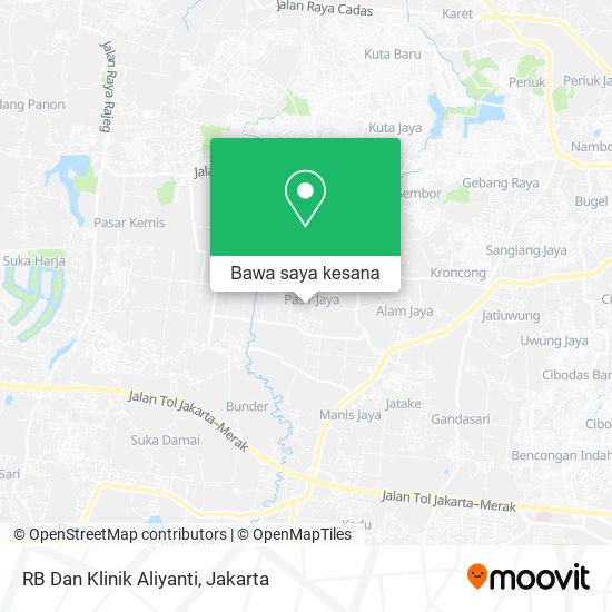 Peta RB Dan Klinik Aliyanti