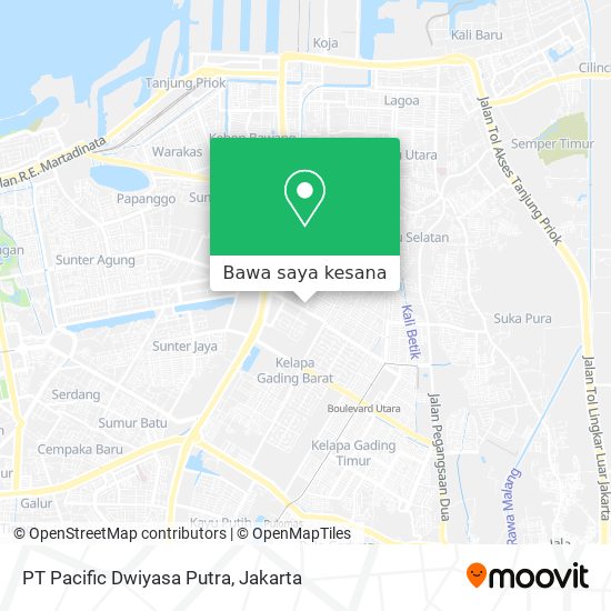 Peta PT Pacific Dwiyasa Putra