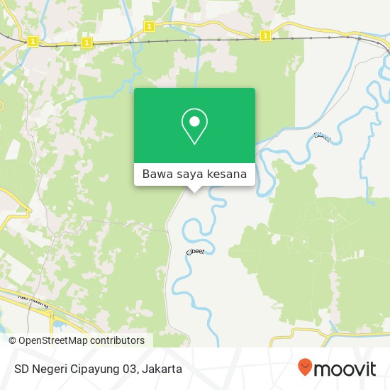 Peta SD Negeri Cipayung 03, Jalan Raya Rancaiga Cipayung Cikarang Timur 17825