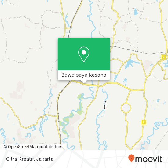 Peta Citra Kreatif, Jalan Tegar Beriman Bojong Gede Bogor Kabupaten 16926 Indonesia