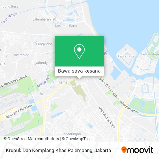 Peta Krupuk Dan Kemplang Khas Palembang