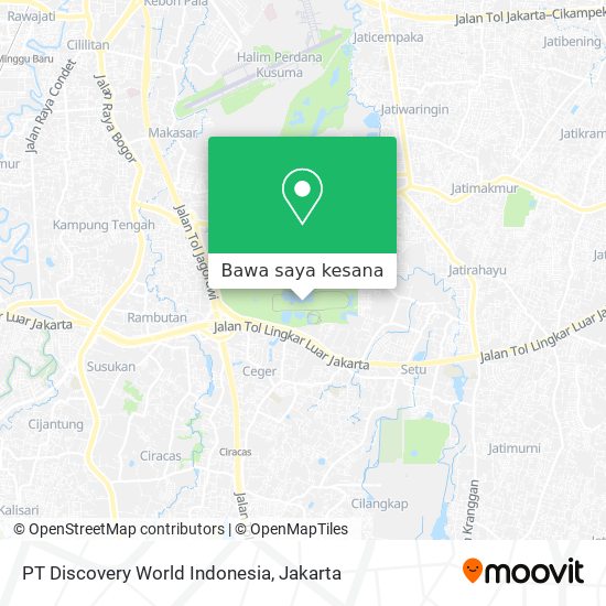 Peta PT Discovery World Indonesia