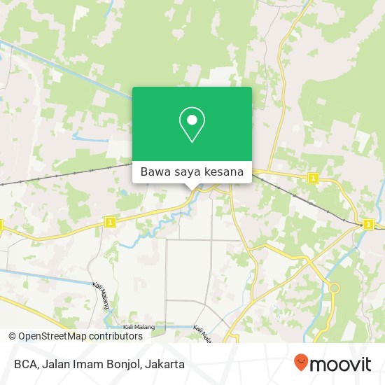Peta BCA, Jalan Imam Bonjol