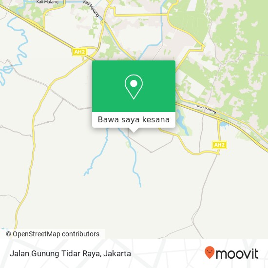 Peta Jalan Gunung Tidar Raya, Cikarang Selatan