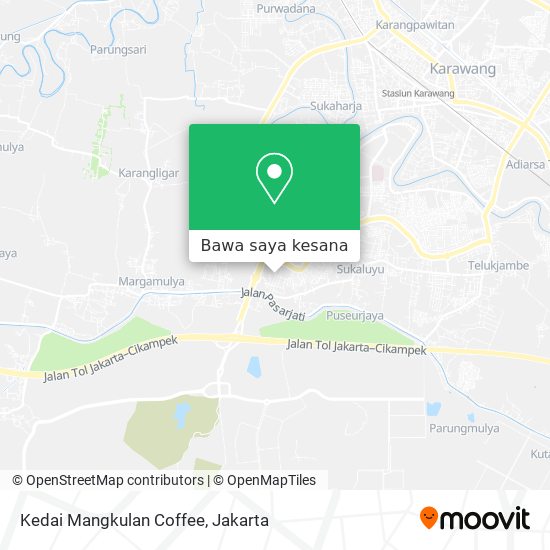 Peta Kedai Mangkulan Coffee