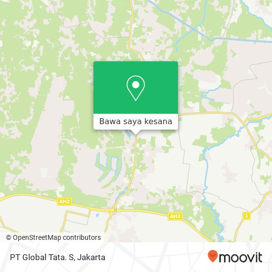 Peta PT Global Tata. S, Jalan Raya Pasar Kemis Sindang Jaya