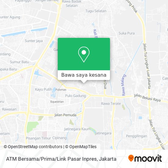 Peta ATM Bersama / Prima / Link Pasar Inpres