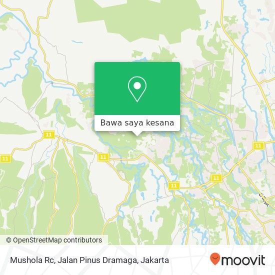 Peta Mushola Rc, Jalan Pinus Dramaga