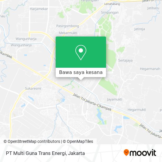 Peta PT Multi Guna Trans Energi