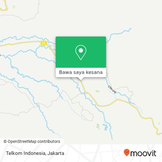 Peta Telkom Indonesia, Jalan Raya Puncak Cisarua Cisarua