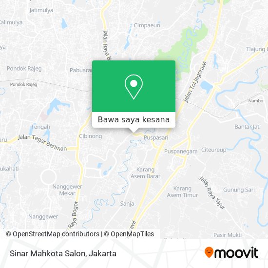 Peta Sinar Mahkota Salon