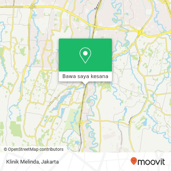 Peta Klinik Melinda, Jalan Raya Srengseng Sawah
