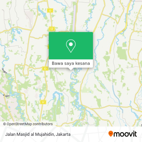 Peta Jalan Masjid al Mujahidin