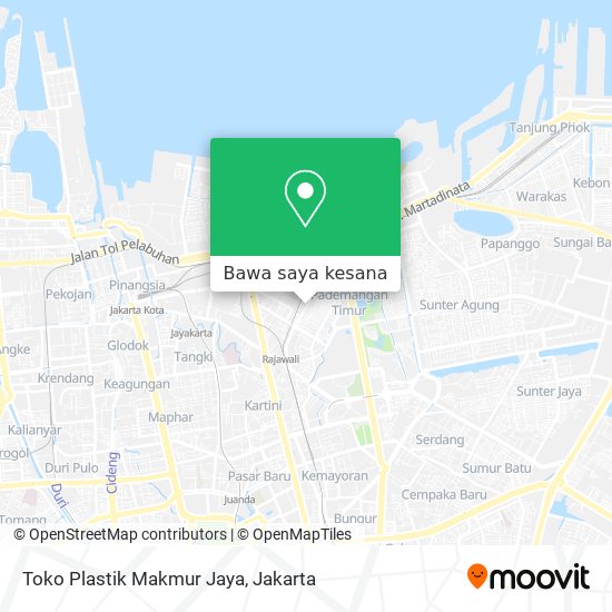 Peta Toko Plastik Makmur Jaya