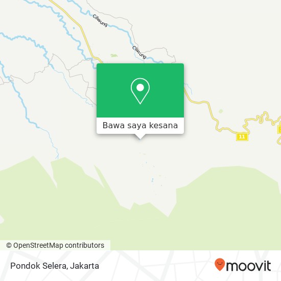 Peta Pondok Selera, Jalan Taman Safari Raya