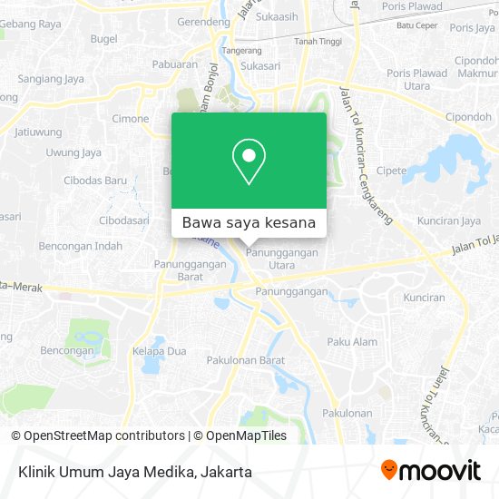 Peta Klinik Umum Jaya Medika