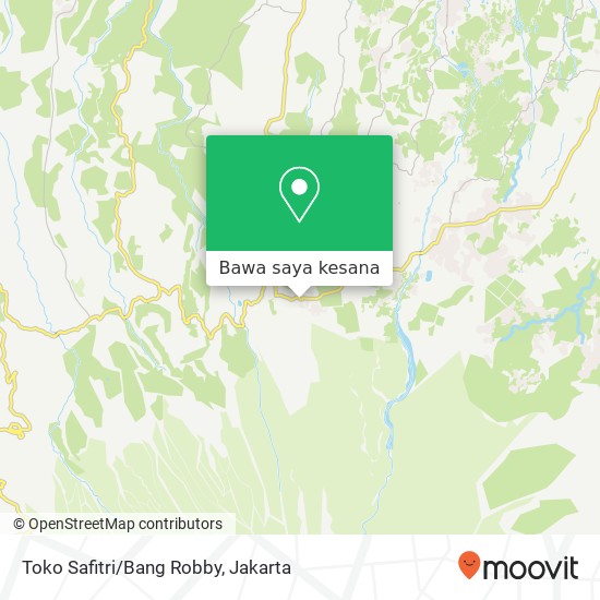 Peta Toko Safitri / Bang Robby, Jalan Raya Ciapus Taman Sari
