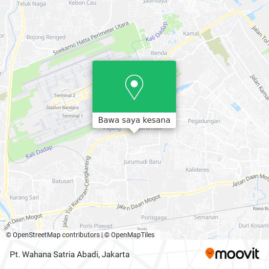 Peta Pt. Wahana Satria Abadi