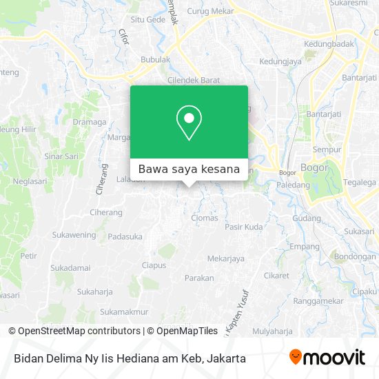 Peta Bidan Delima Ny Iis Hediana am Keb