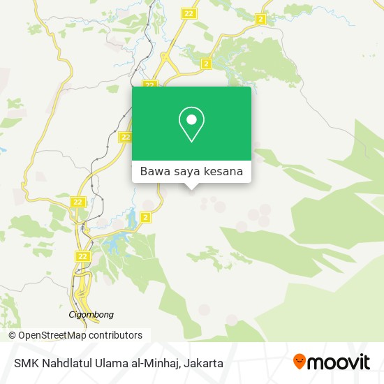Peta SMK Nahdlatul Ulama al-Minhaj