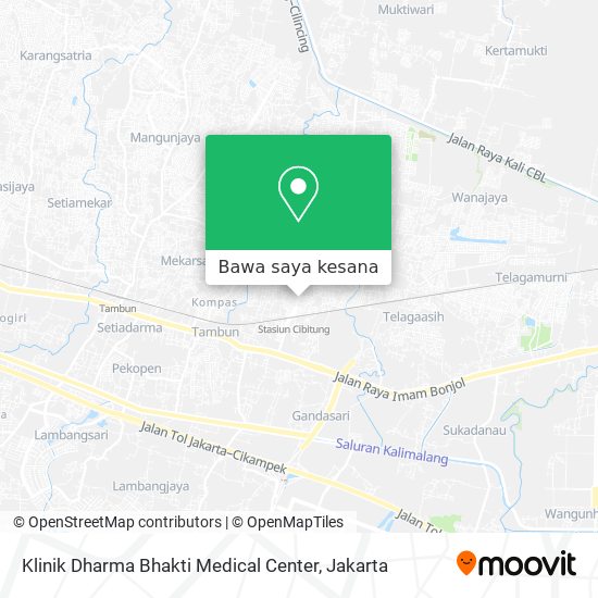 Peta Klinik Dharma Bhakti Medical Center