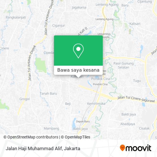 Peta Jalan Haji Muhammad Alif