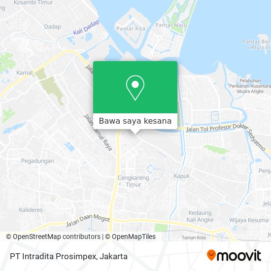 Peta PT Intradita Prosimpex