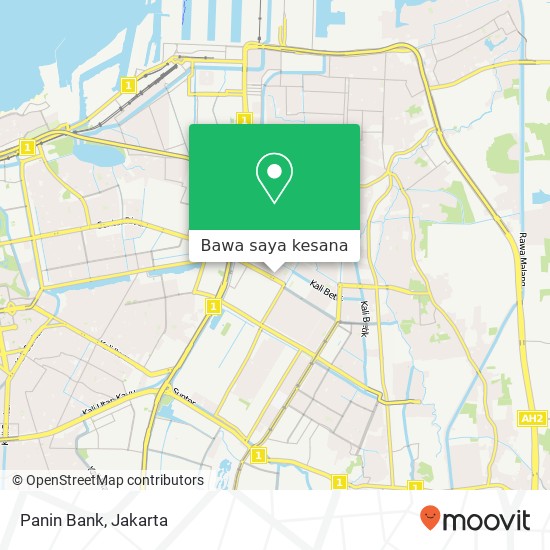 Peta Panin Bank, Jalan Gading Kirana Timur IX Kelapa Gading 14240