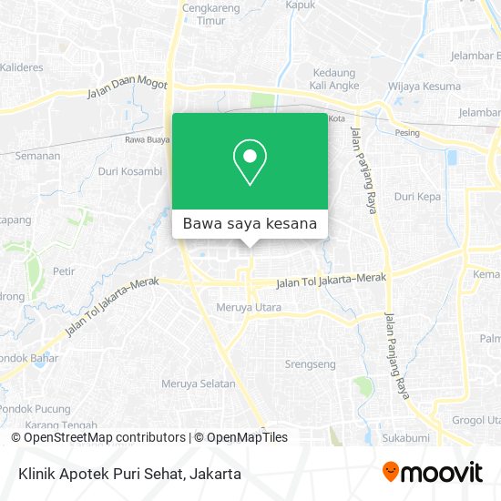 Peta Klinik Apotek Puri Sehat