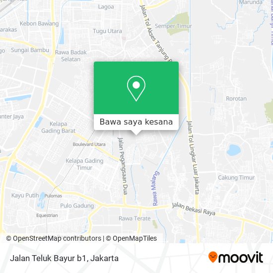 Peta Jalan Teluk Bayur b1