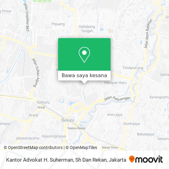 Peta Kantor Advokat H. Suherman, Sh Dan Rekan