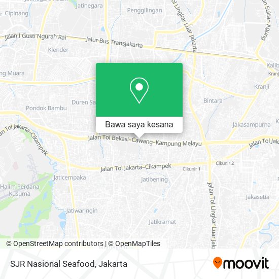 Peta SJR Nasional Seafood