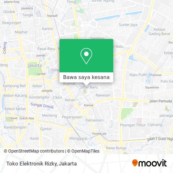 Peta Toko Elektronik Rizky