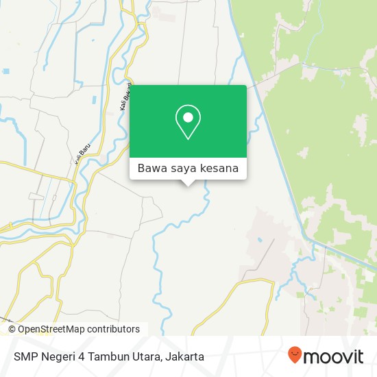 Peta SMP Negeri 4 Tambun Utara, Satria Jaya Permai Tambun Utara 17510