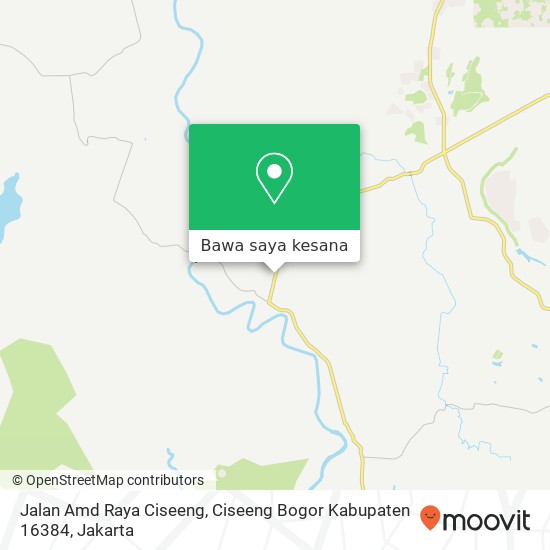 Peta Jalan Amd Raya Ciseeng, Ciseeng Bogor Kabupaten 16384