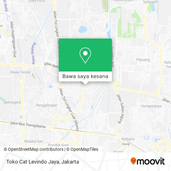 Peta Toko Cat Levindo Jaya