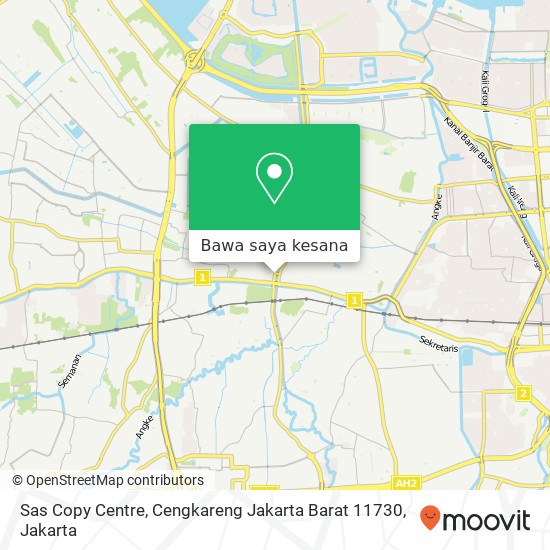 Peta Sas Copy Centre, Cengkareng Jakarta Barat 11730