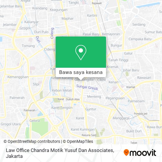 Peta Law Office Chandra Motik Yusuf Dan Associates