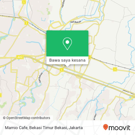 Peta Mamio Cafe, Bekasi Timur Bekasi