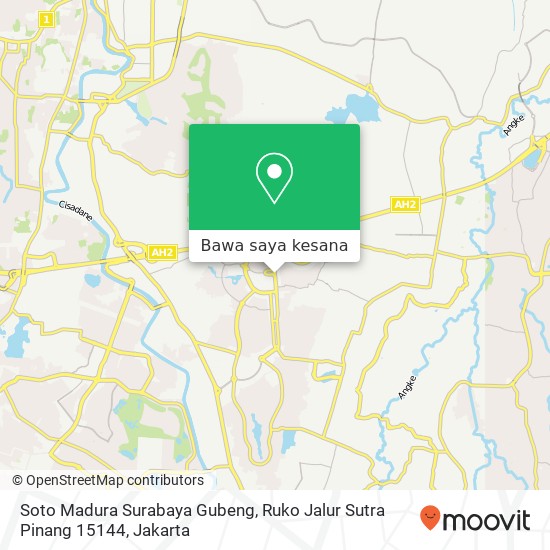 Peta Soto Madura Surabaya Gubeng, Ruko Jalur Sutra Pinang 15144