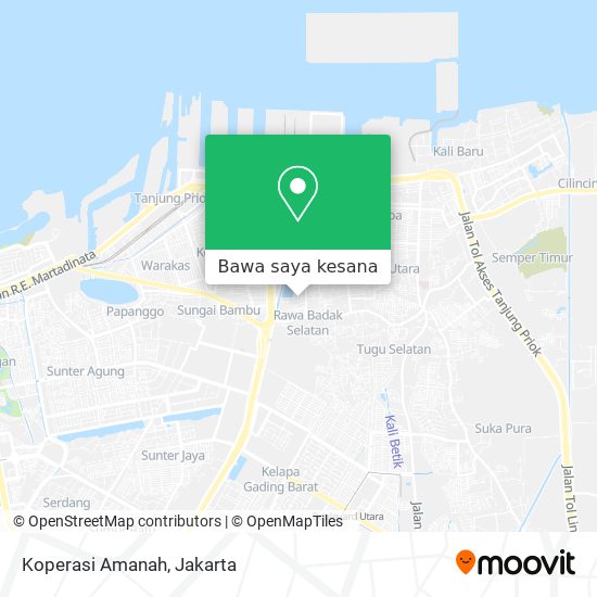 Peta Koperasi Amanah