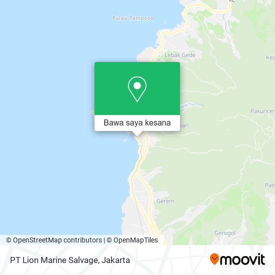 Peta PT Lion Marine Salvage